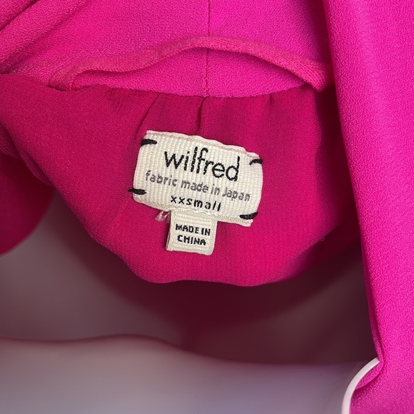 Wilfred XXS Hot Pink Dress with Pockets- fabric made in Japan - Picture 6 of 7